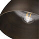 Holmes 1 Light 9 inch Rubbed Bronze Flush Mount Ceiling Light